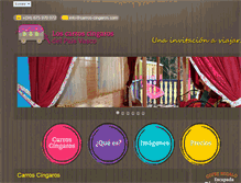 Tablet Screenshot of carros-cingaros.com